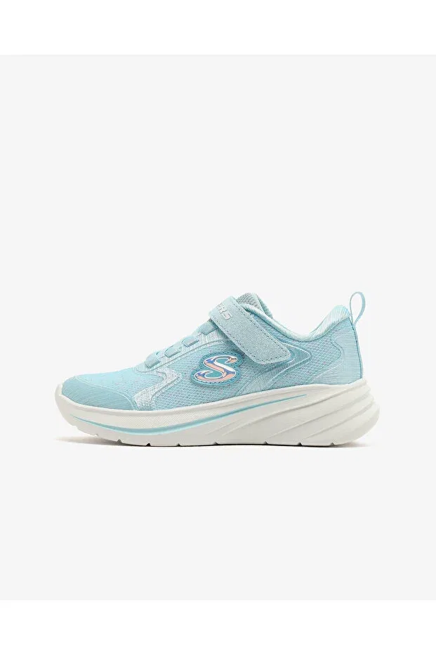Детские кроссовки для девочек с липучкой Skechers, Blau