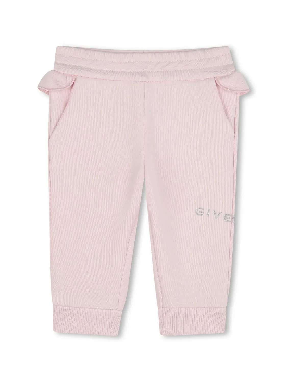 Брюки с рюшами для девочек Givenchy, розовый