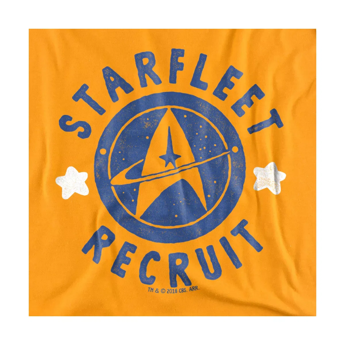 Детское боди с коротким рукавом Star Trek Recruit Stamped Star Trek, Gold — фото 2
