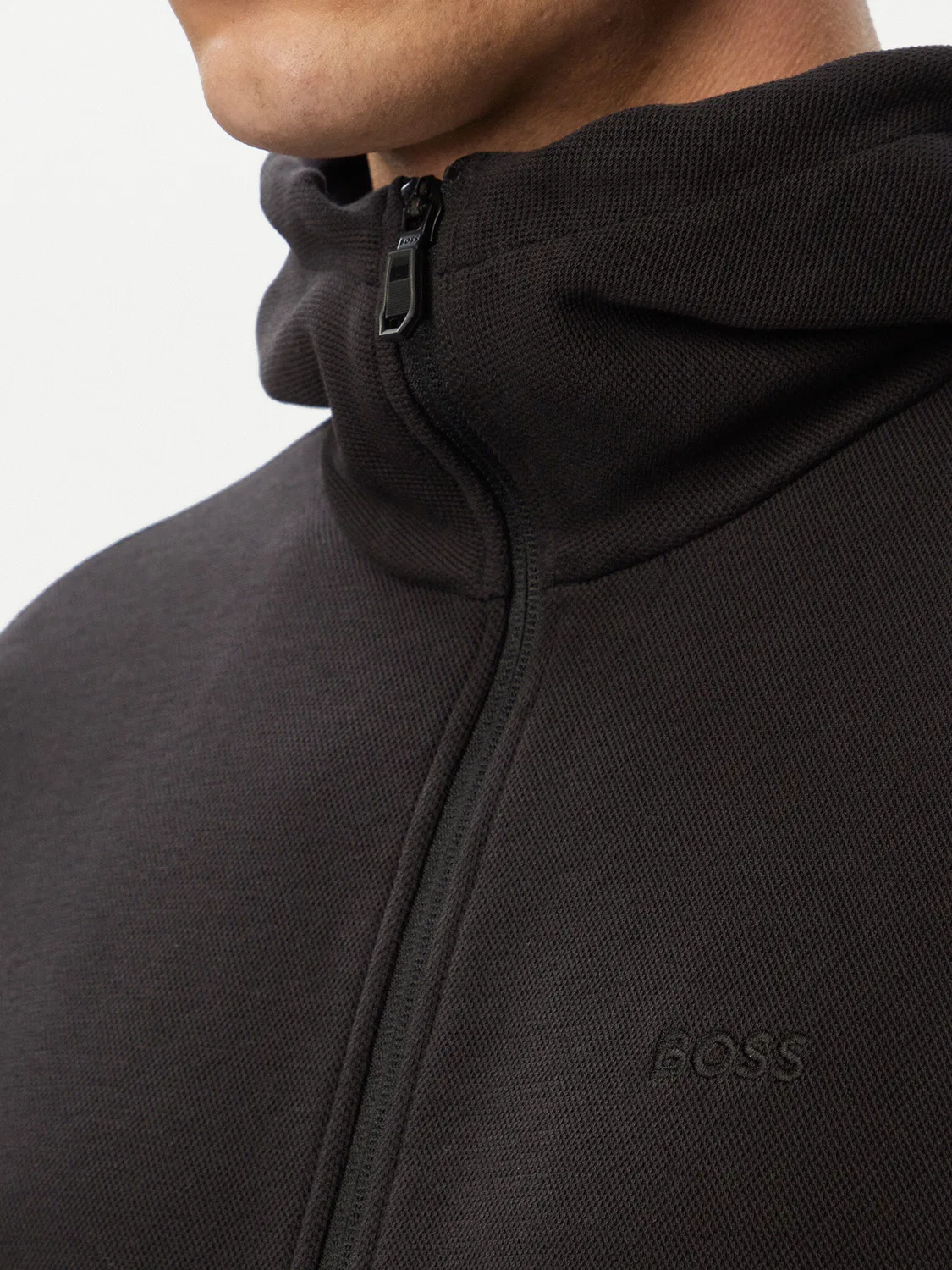 Мужской спортивный костюм стандартного кроя Boss, черный — фото 4