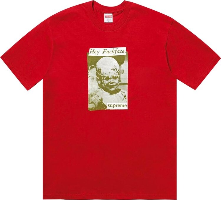 

Футболка Supreme f*ck Face Tee 'Red', красный