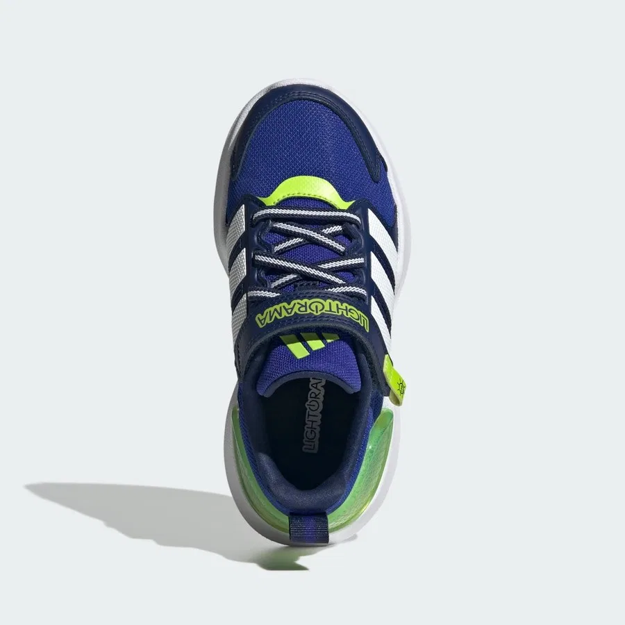Детские кроссовки с LED-подсветкой Lightorama Runner adidas, Сине-белый — фото 4