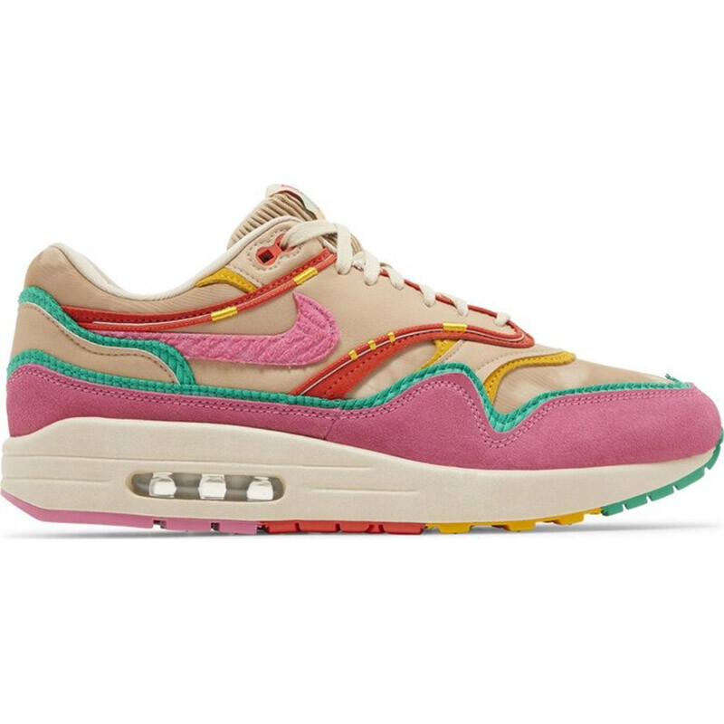 

Кроссовки Nike Air Max 1 'Familia', розовый/мультиколор, Розовый;серый, Кроссовки Nike Air Max 1 'Familia', розовый/мультиколор