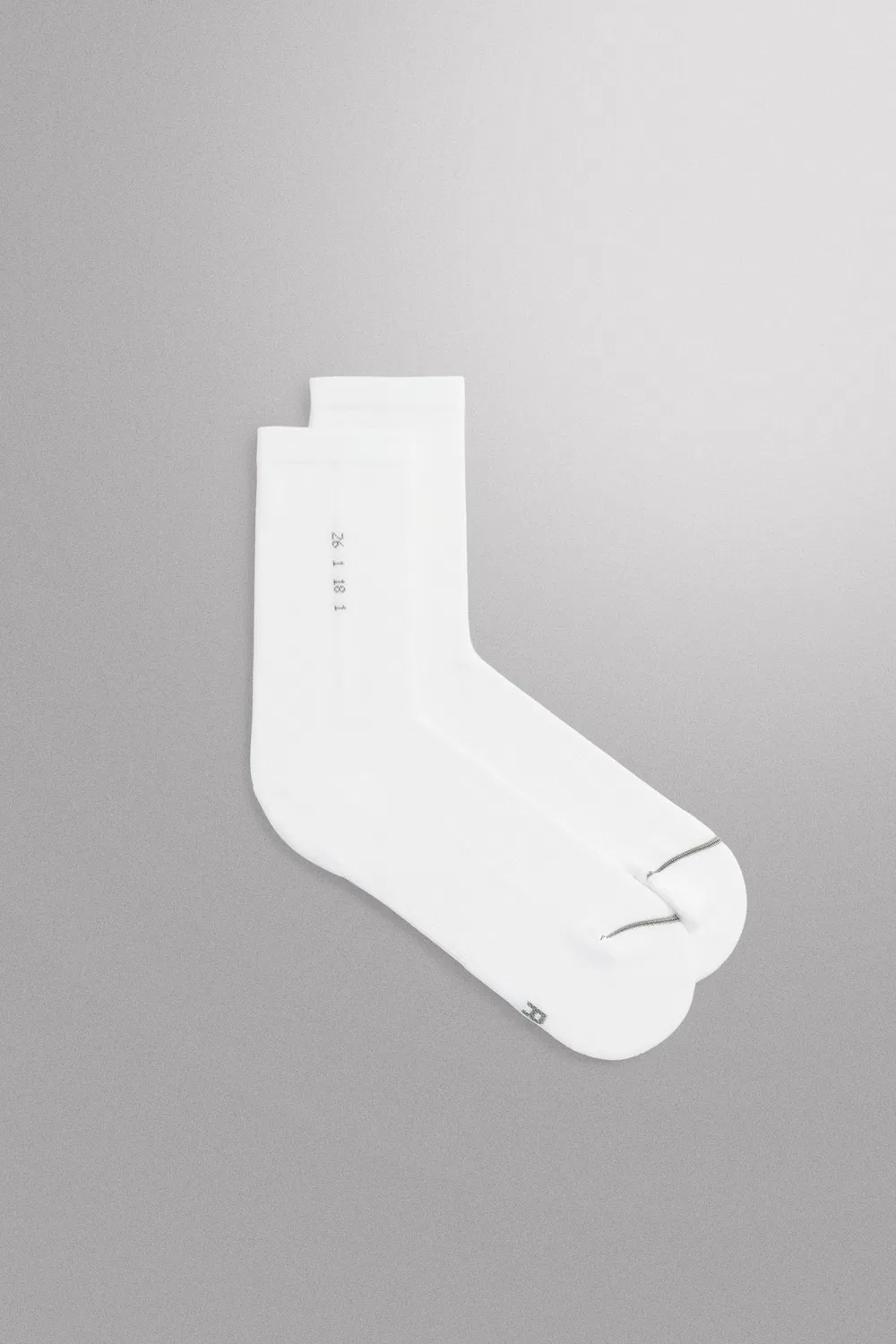 Комплект из 2 технических тренировочных носков ZARA, White