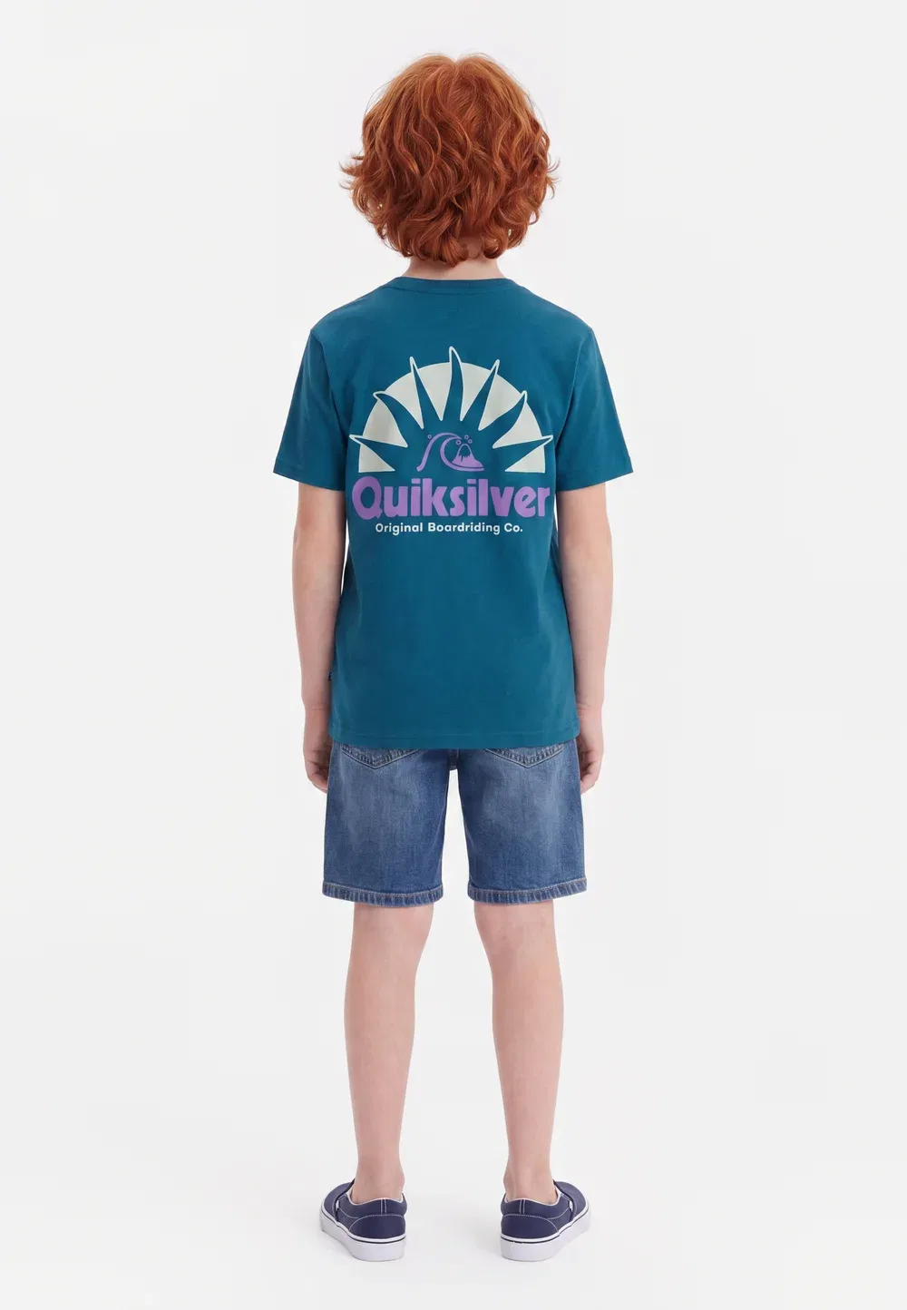 Футболка с принтом Rays Quiksilver, Blue Coral — фото 2