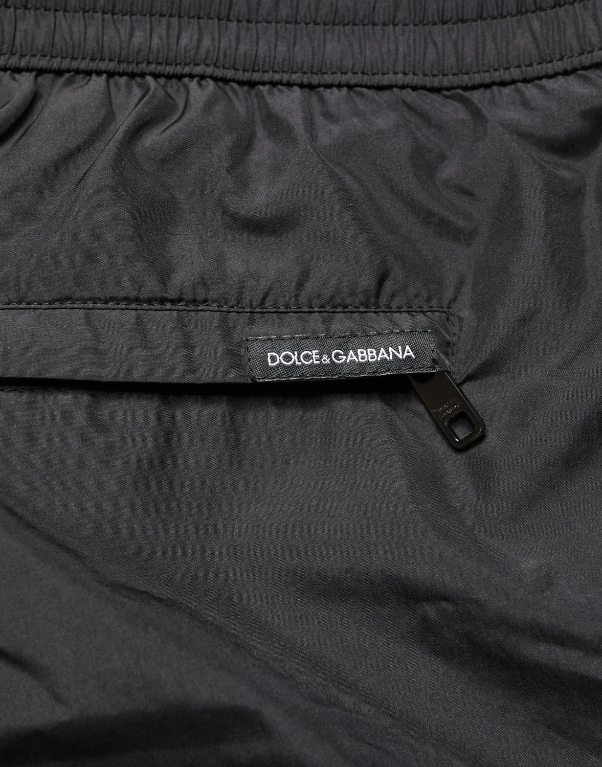 Мужские плавки-шорты для плавания с эластичным поясом Swim shorts Dolce & Gabbana, Black