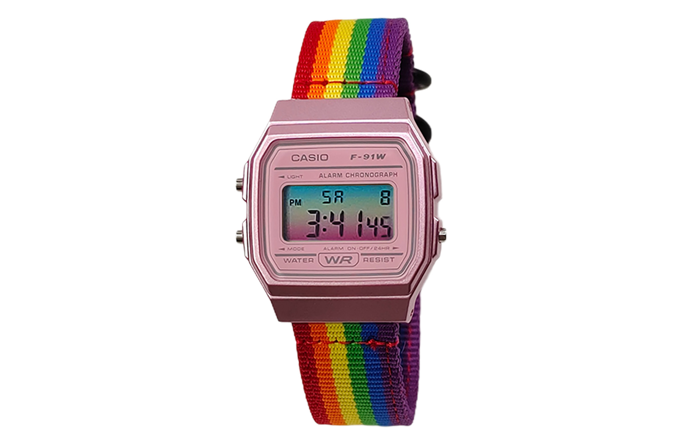 

Ретрофрит серия кварцевый механизм нейлоновый ремешок женские часы разноцветный циферблат CASIO