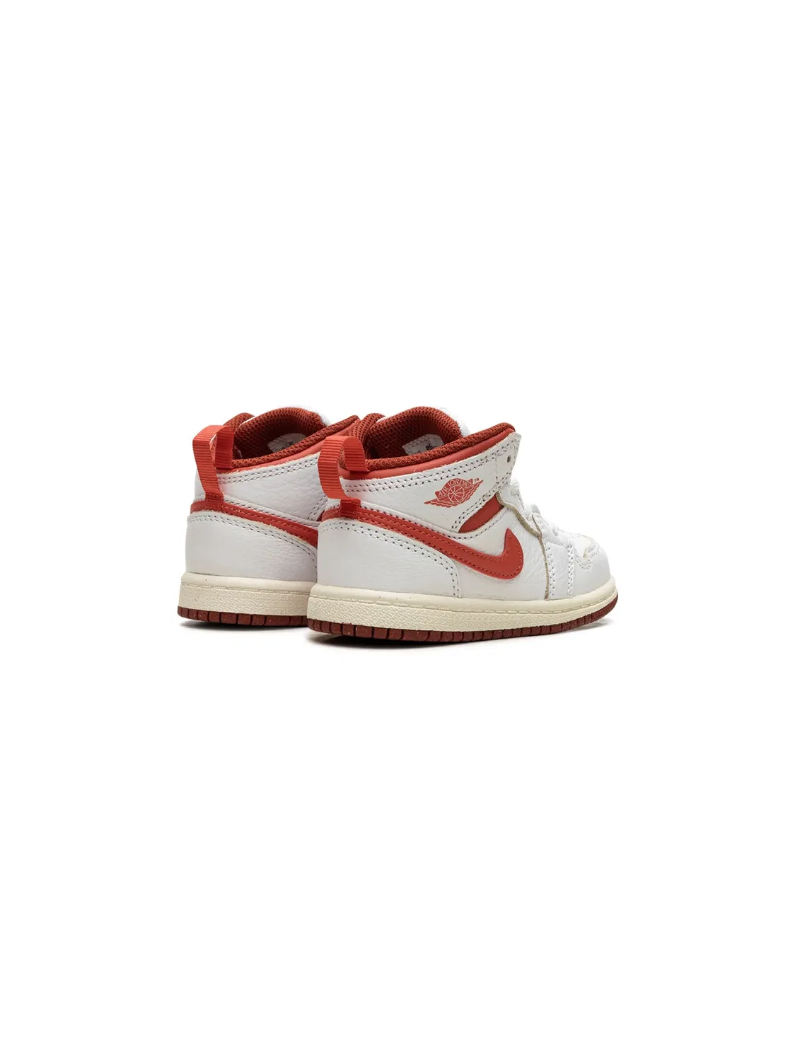 Кроссовки Air Jordan 1 Mid белые, белый — фото 2