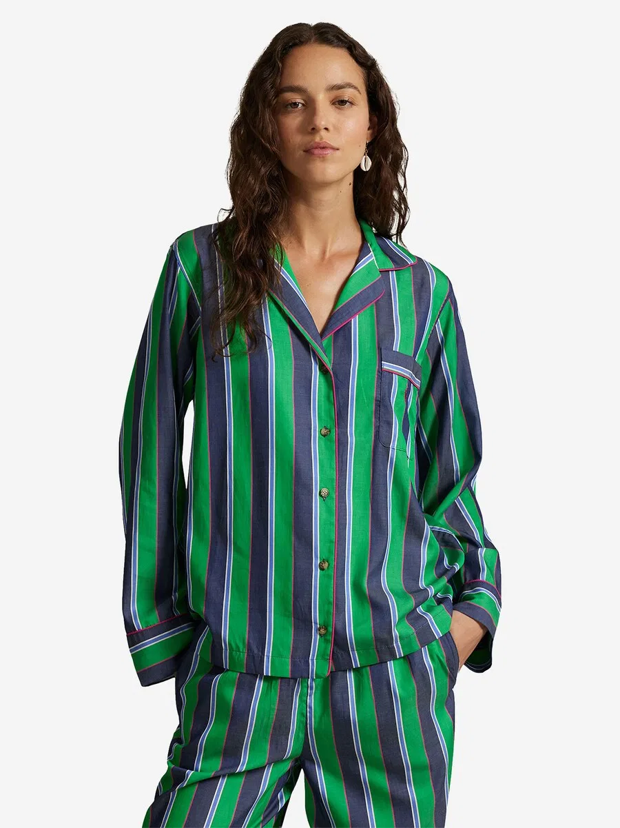 Пижама Polo Ralph Lauren, травянисто-зеленый, фиолетовый — фото 4