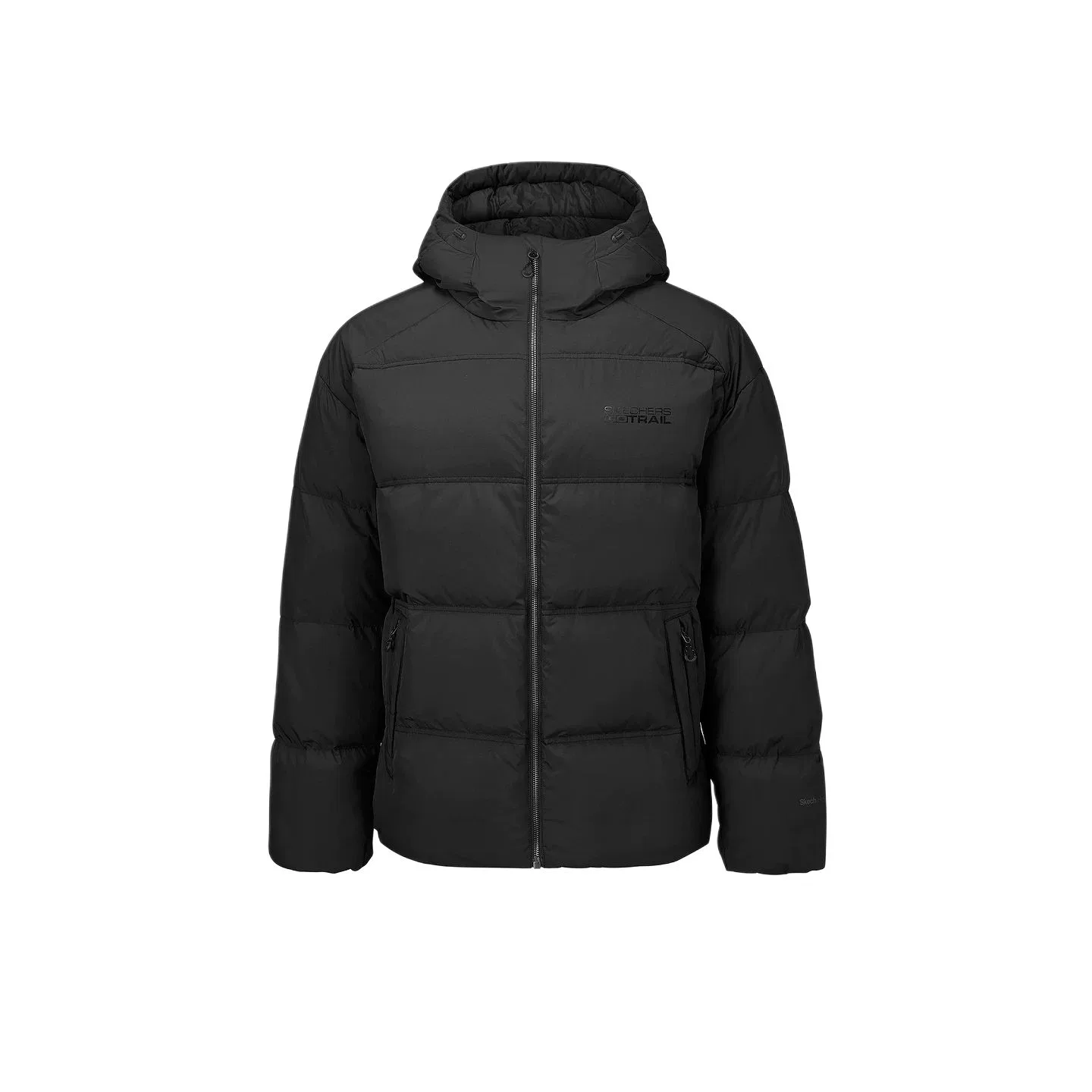 Детский пуховик с капюшоном Moderate, Skechers, Carbon Black