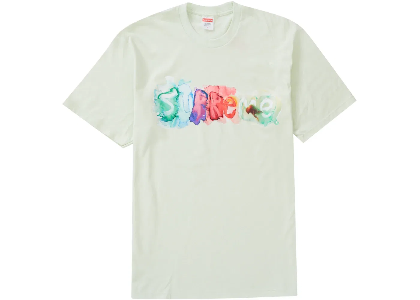 Мужская футболка с водным принтом Supreme Tee, Pale Green