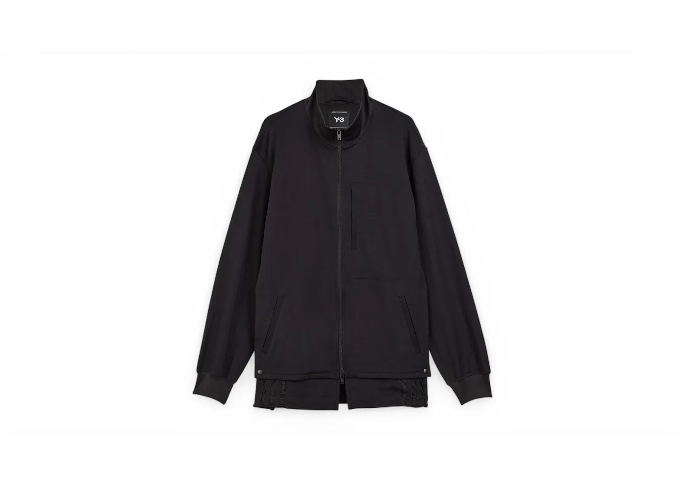 Мужская куртка-тренч с длинным рукавом Adidas Y-3 3-Stripes Relaxed Track Top, Black