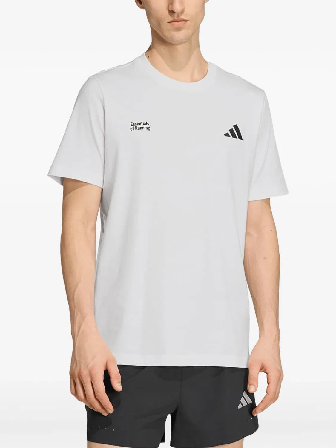 Футболка Run Essentials с графичным принтом Adidas, белый