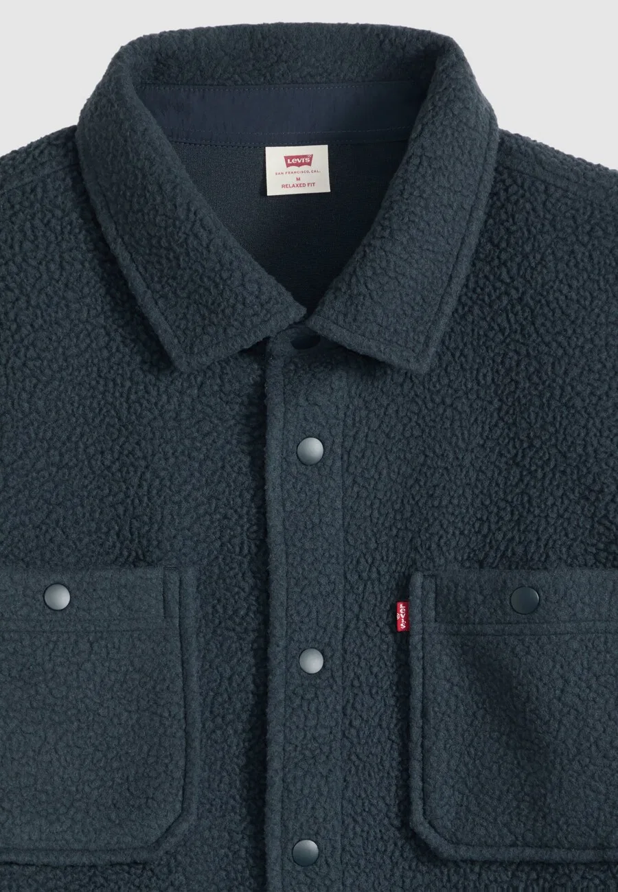 Куртка LEVI'S межсезонья темно-синего цвета — фото 2