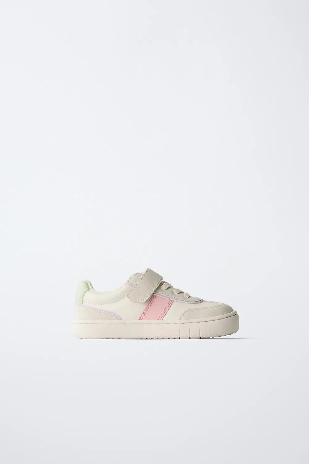 Контрастные кеды для ходьбы босиком ZARA, White