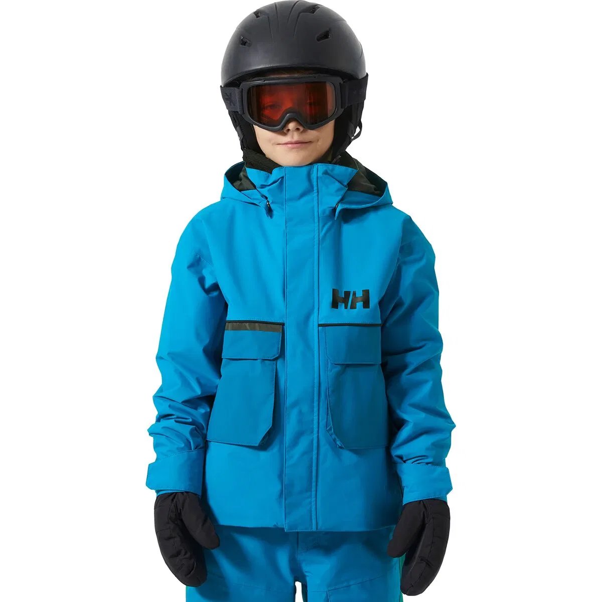 Детская лыжная куртка с утеплителем Helly Hansen, Neptune Blue — фото 3