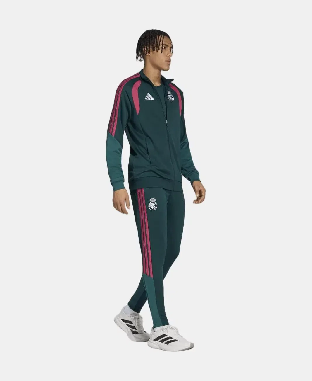 Мужской спортивный костюм для тренировок Real Madrid 2026-2027 Entreno adidas, Verde — фото 3