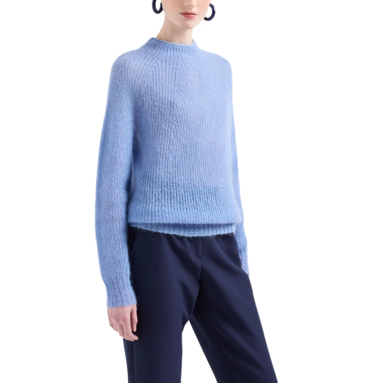 Женский свитер EMPORIO ARMANI, Blue — фото 4