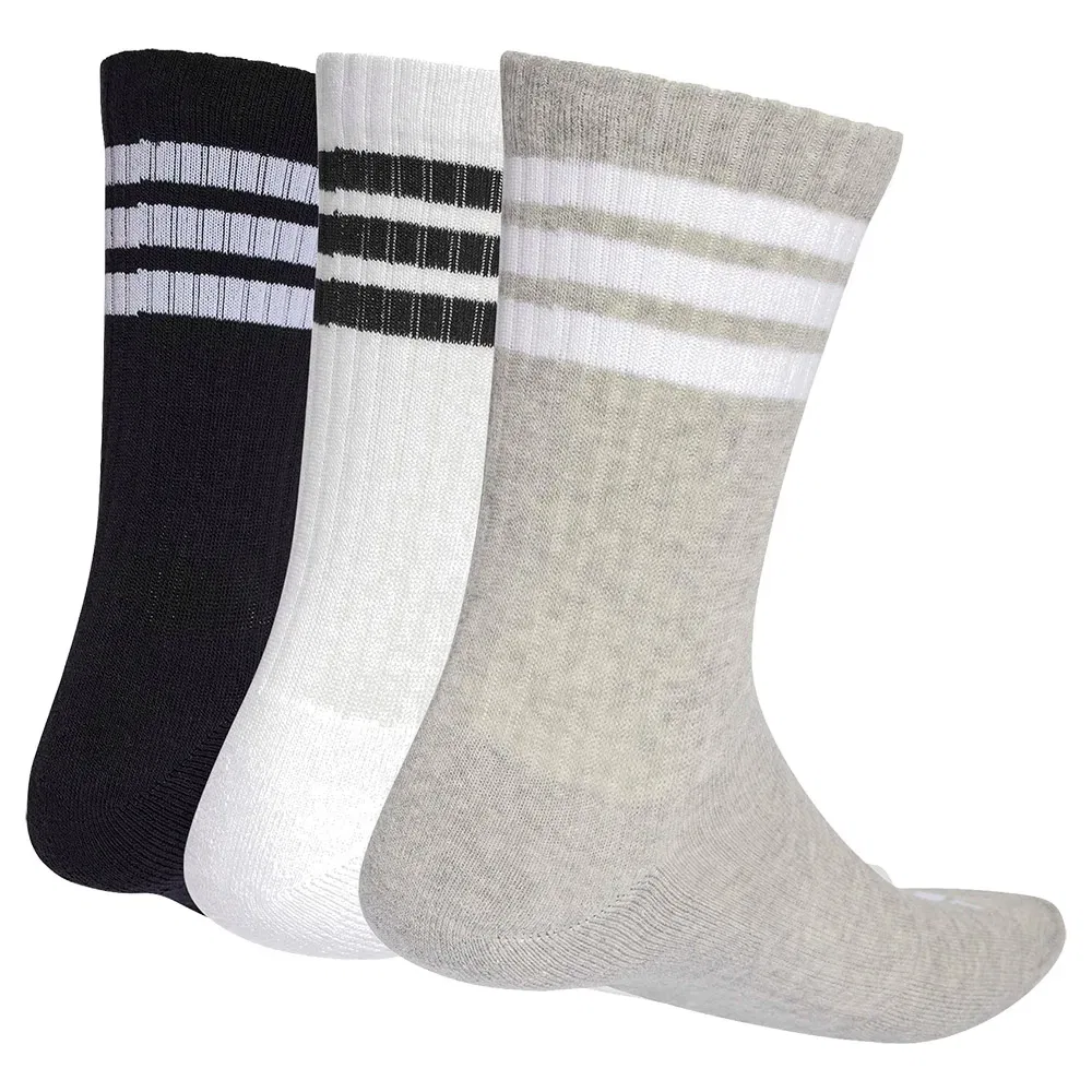 Носки спортивные Adidas 3 Stripes Cushioned Sportswear 3 пары, мультиколор — фото 2