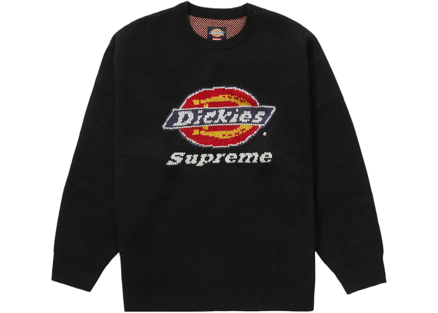 Мужской свитер с принтом Supreme Dickies, Black