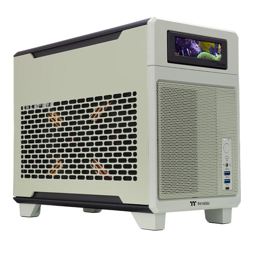 

Корпус Thermaltake TR100 Mini, Mini Tower, зеленый