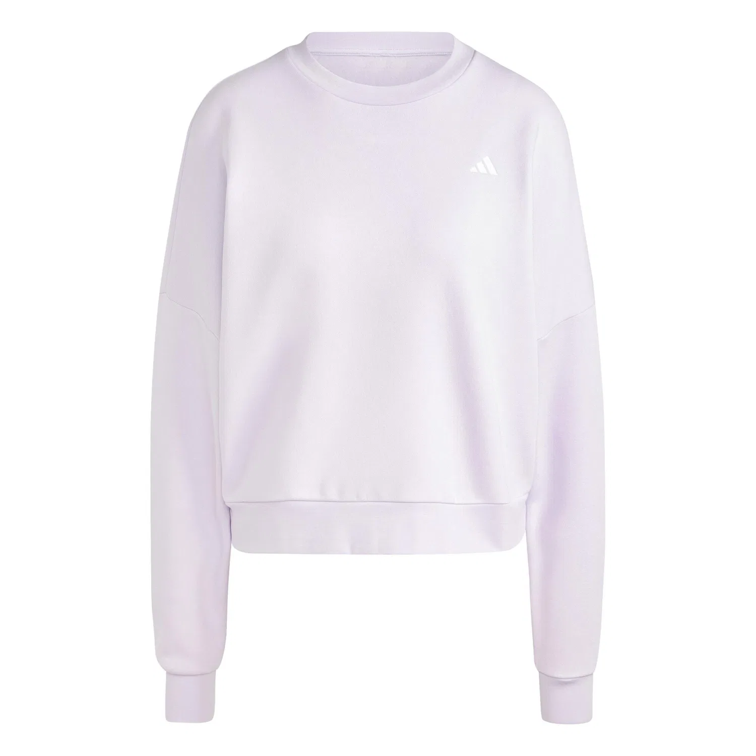 Женский свитшот с принтом Essentials Small Logo Feel Cozy Adidas, Royal Purple