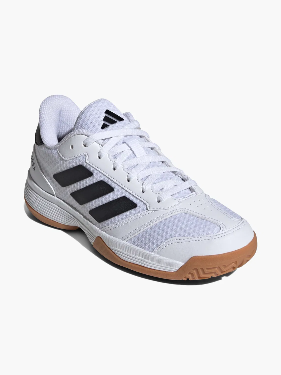 Детские тренировочные кроссовки с полосками Adidas, белый — фото 3