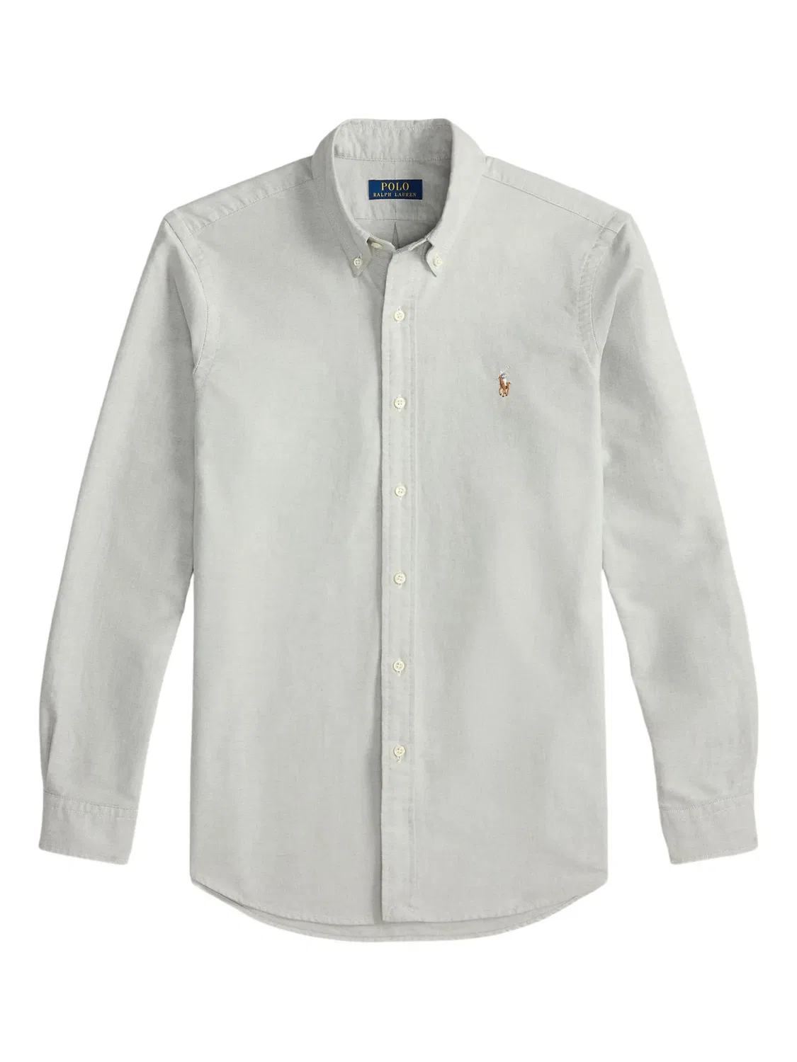Рубашка с длинными рукавами хлопковая серая Polo Ralph Lauren, серый