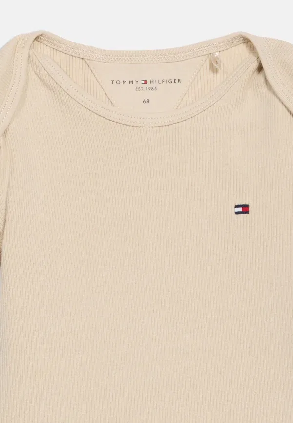 Комплект боди с коротким рукавом Tommy Hilfiger, бежевый — фото 4