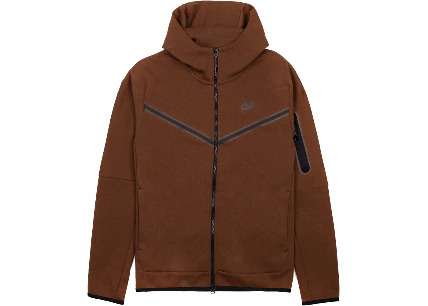 Детская худи Nike Sportswear Tech Fleece Full-Zip Hoodie Nike, Brown