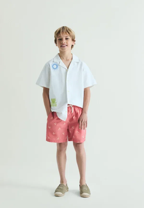 Плавки с принтом Skull delave swimsuit kids Scalpers, Orange, оранжевый