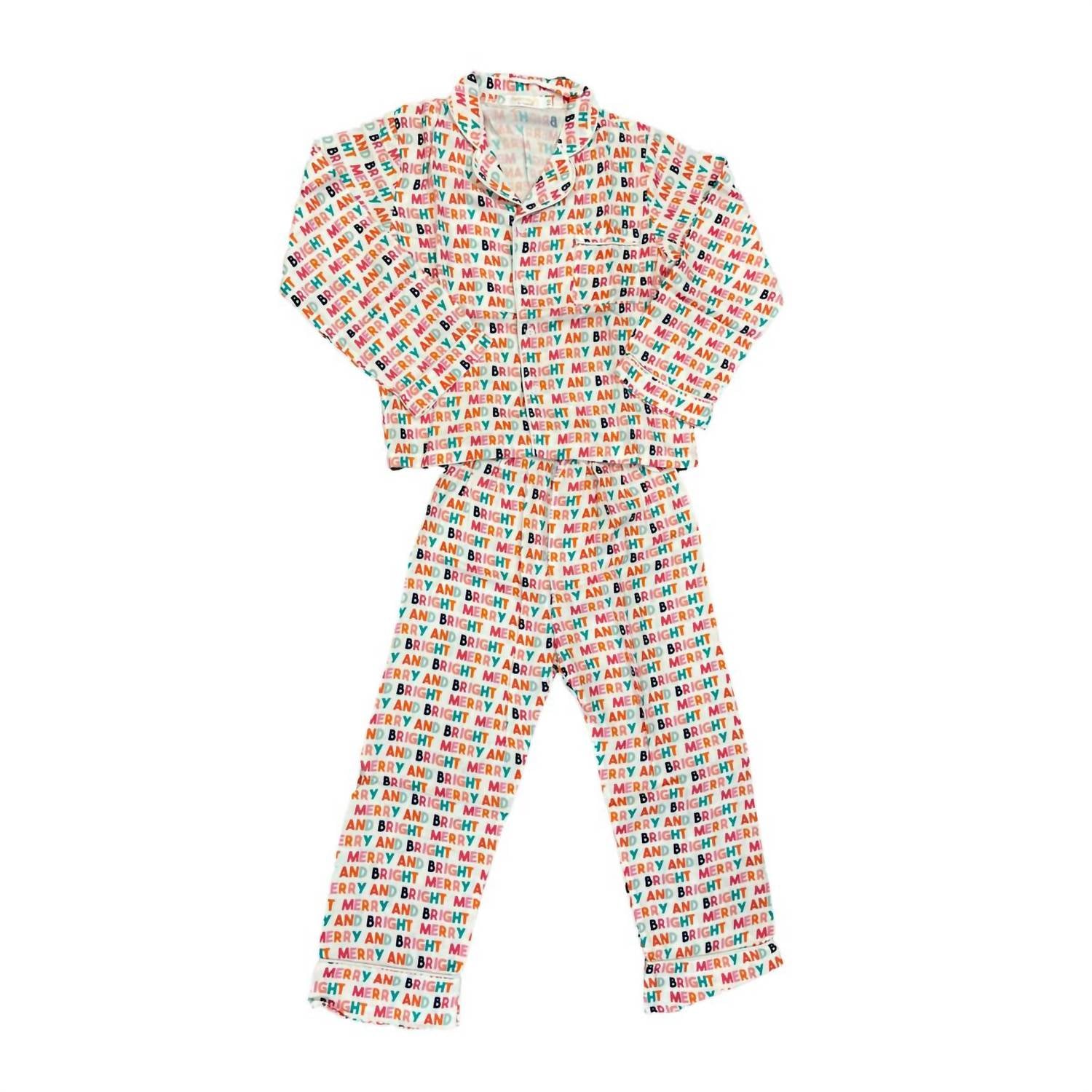 

Пижамный комплект для девочек в весёлом и ярком цвете Tweenstyle, цвет merry & bright