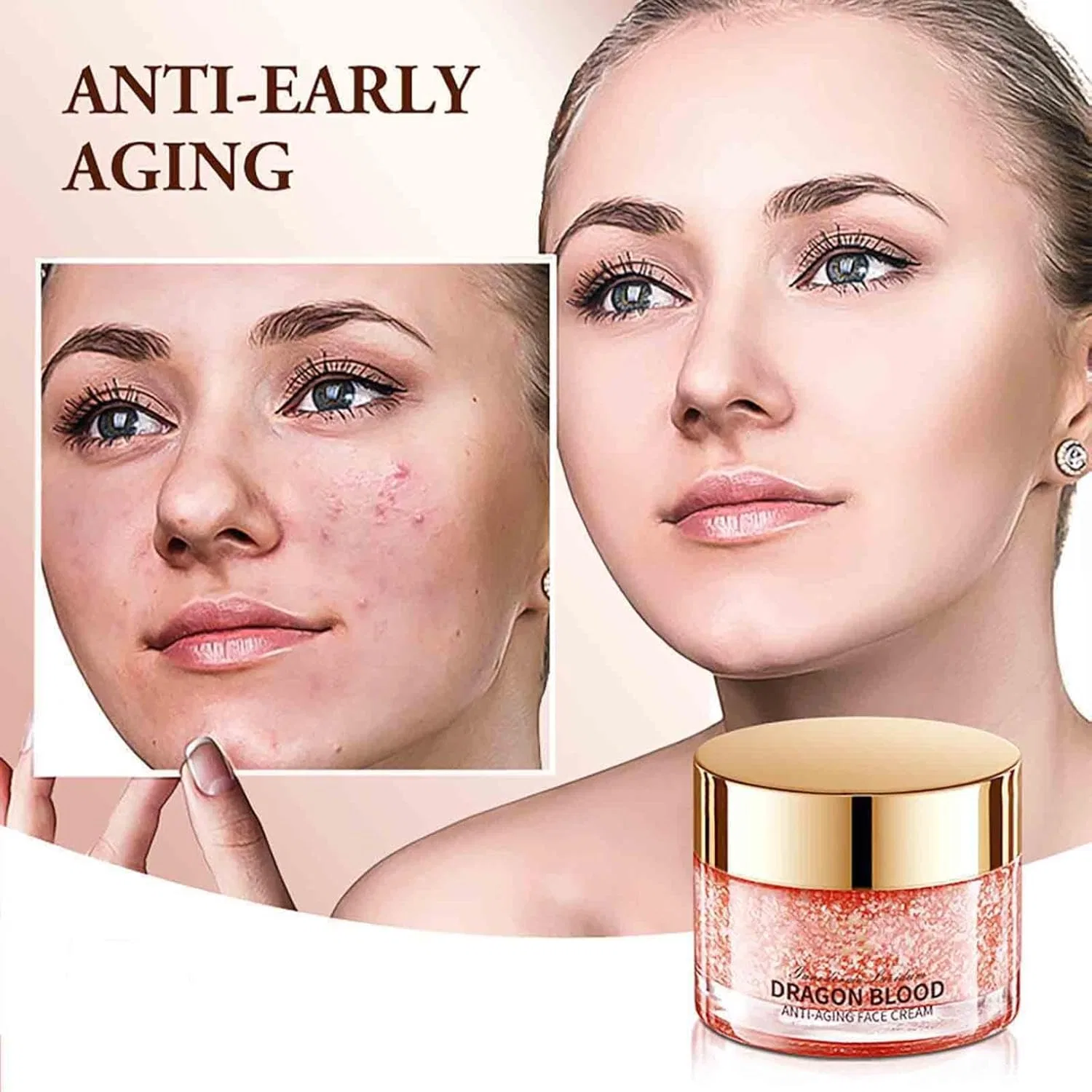 Крем для лица Retinol Placenta Dragon Blood Cream, vokkrv, 50 г — фото 2