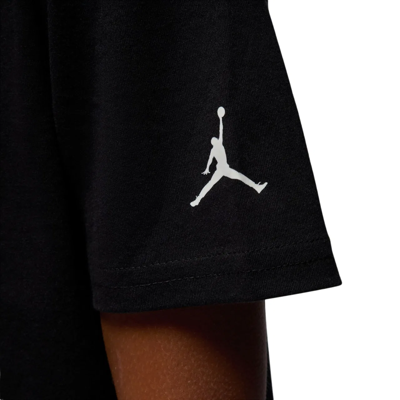 Футболка для мальчиков Skeleton Jumpman Jordan, черный/синий — фото 4