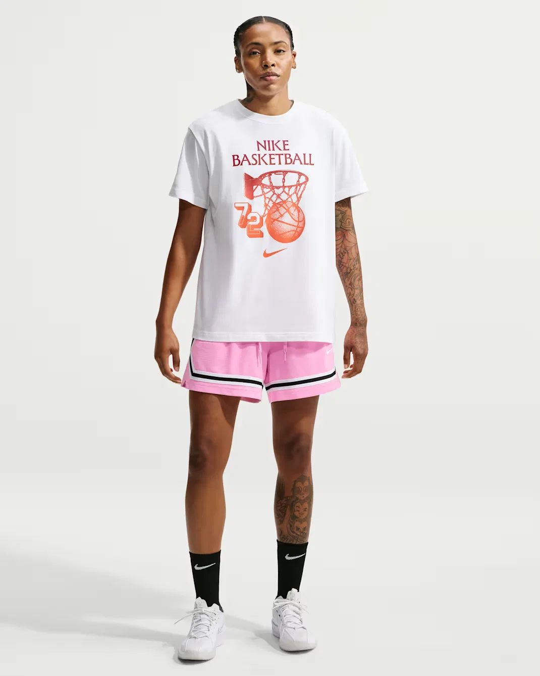 Женская баскетбольная футболка Dri-FIT Nike Move, White — фото 4