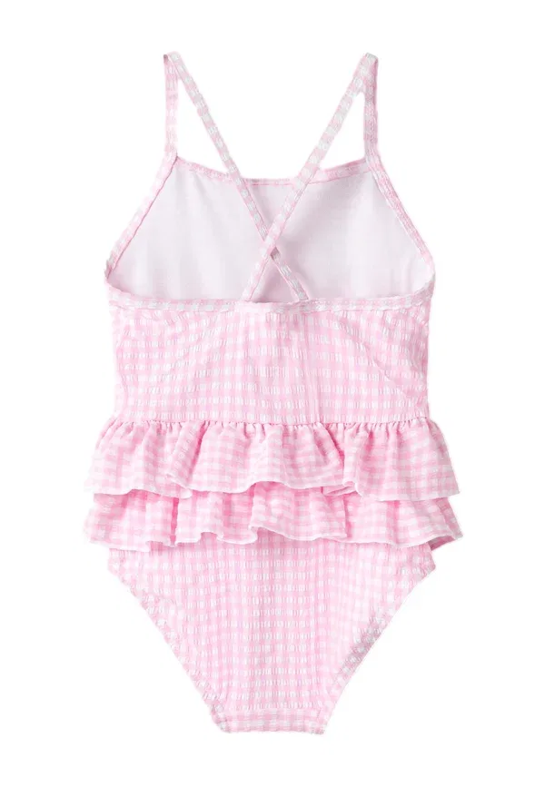 Купальник клетка zammer мadchen-badeanzug - swimsuit Name It розовый — фото 2