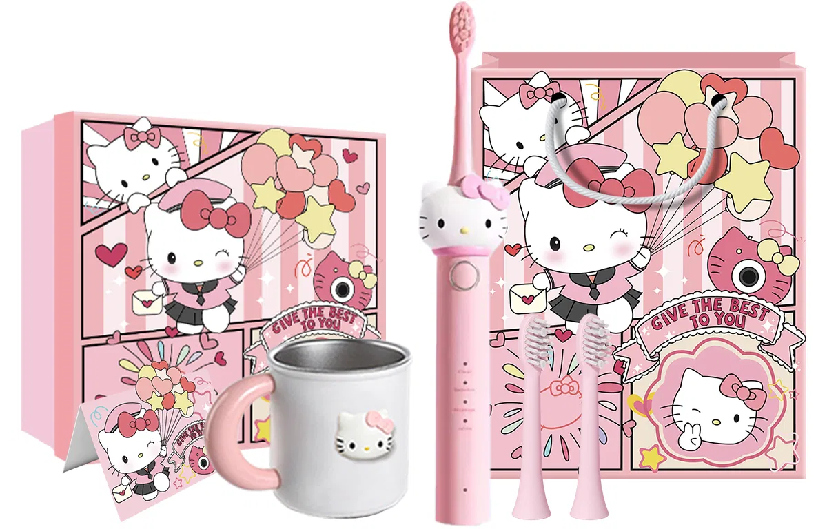 Электрическая зубная щетка Sanrio Soundwave, Pink — фото 2