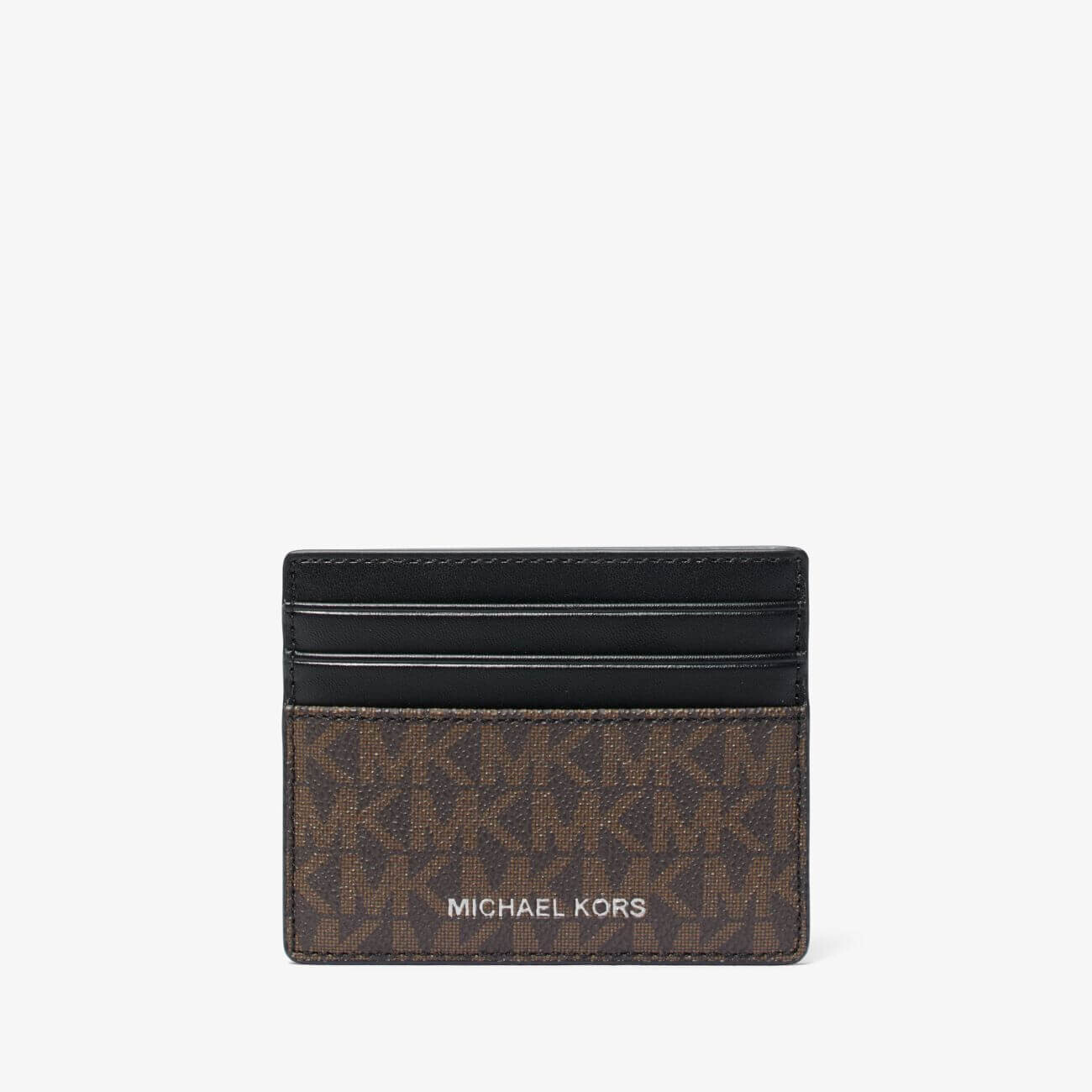

Картхолдер Michael Kors Greyson Logo Tall, темно-коричневый