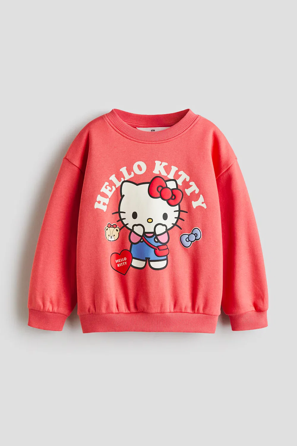Толстовка с принтом и мягкой внутренней стороной H&M, Hellrot/Hello Kitty