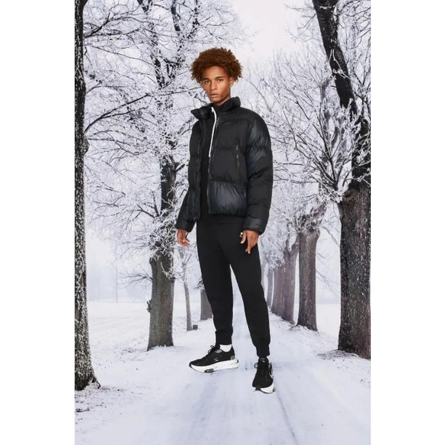Мужская куртка-пуховик с капюшоном и молнией Sportswear Therma-Fit Repel City Puffer Full-Zip Hoodie Nike, Черный — фото 2