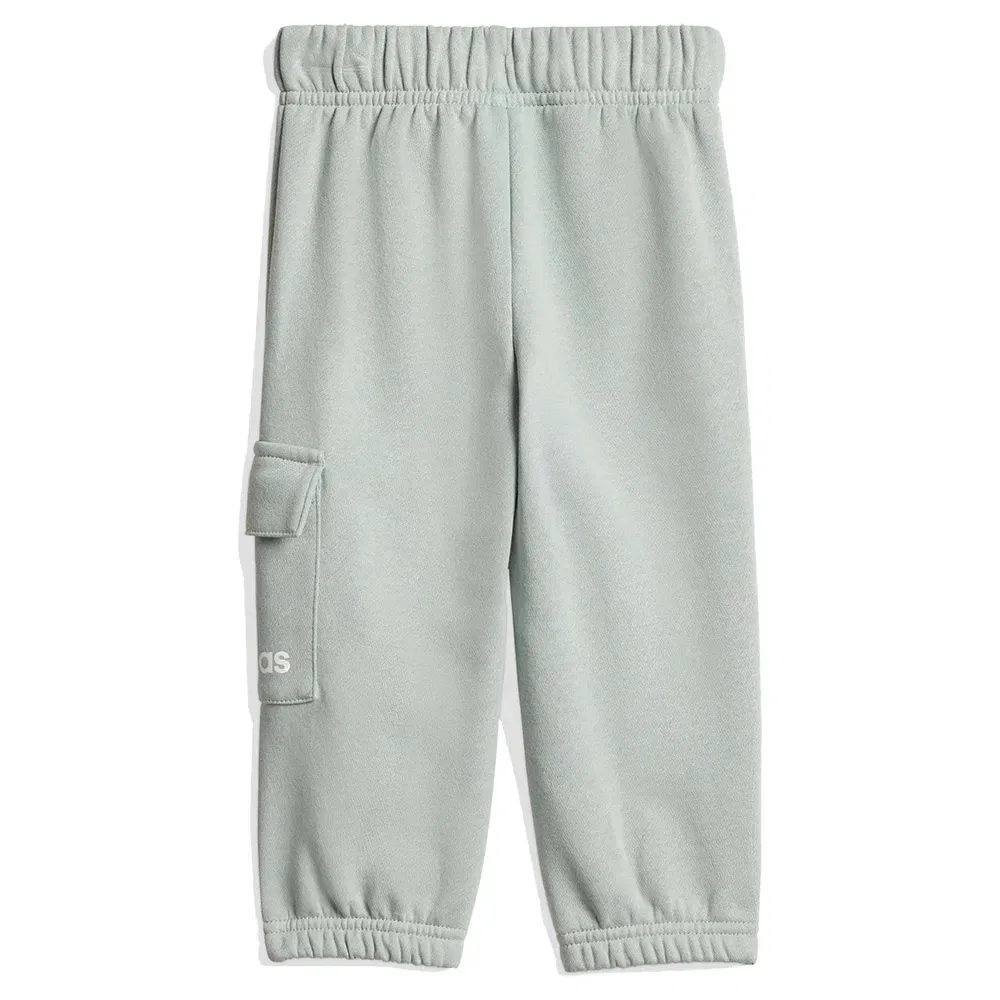 Комплект штанов из флиса Adidas Essentials Joggers Adidas, зеленый — фото 4