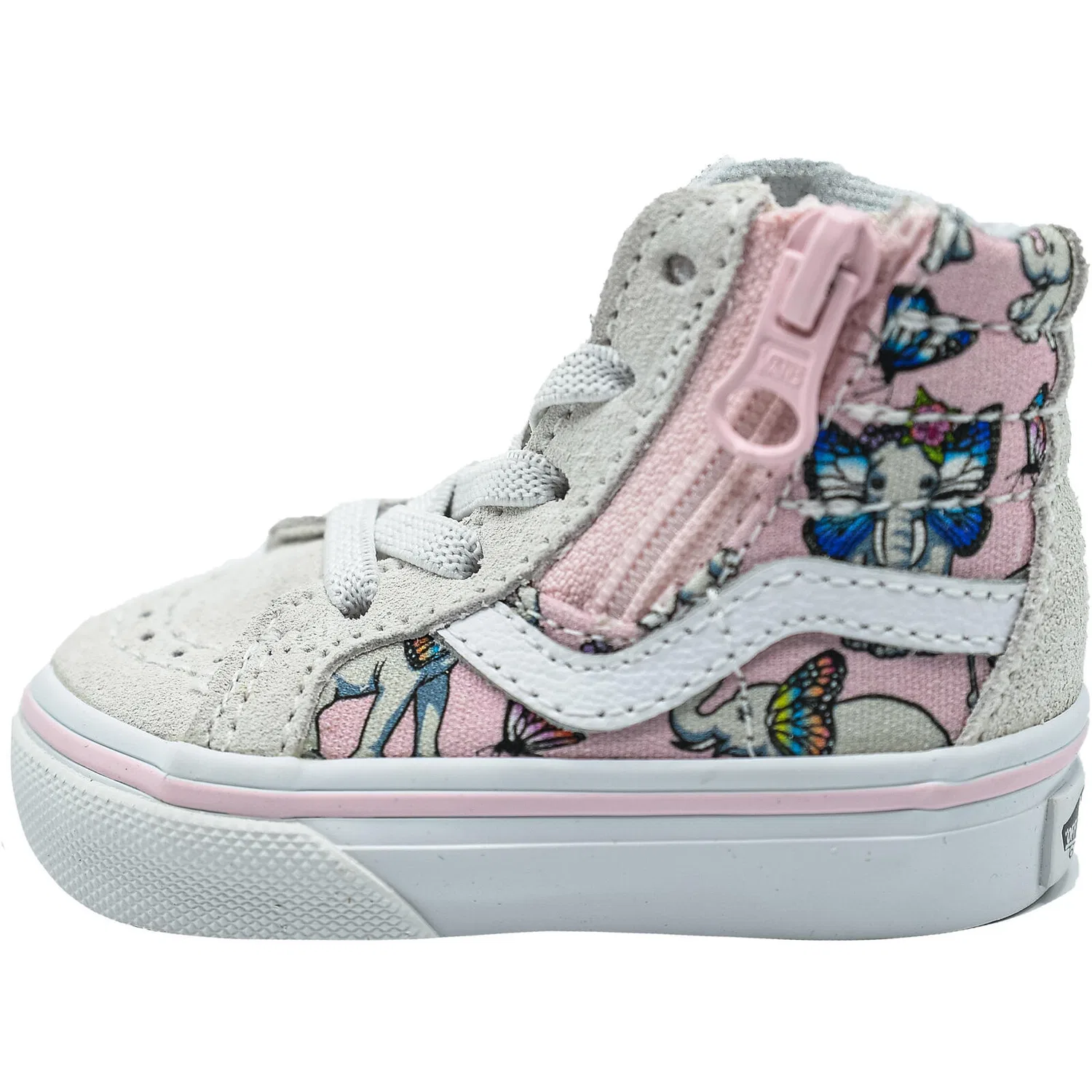 Детские кеды Vans Sk8-Hi Reissue Side Zip, Rosa