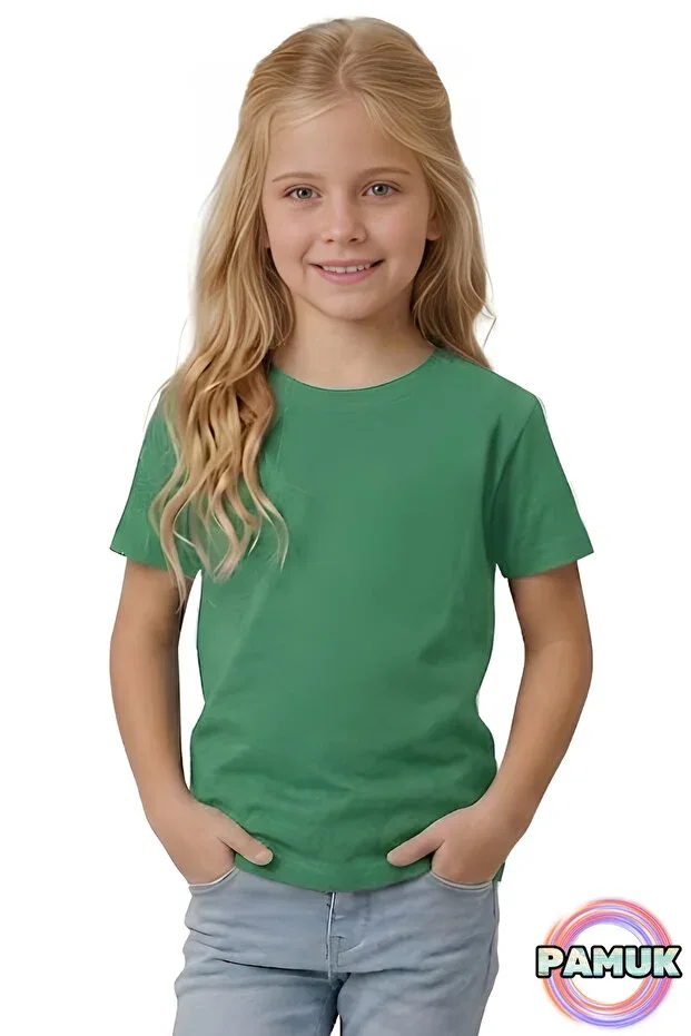 Детский комплект футболок для девочек Basic United Fabrics, Eco-Friendly Pastel — фото 3