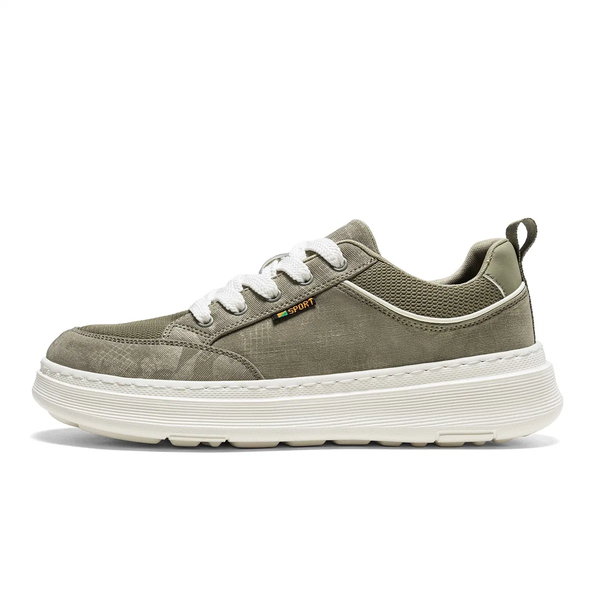 Детские кроссовки для скейтбординга VENICEW, Olive Green