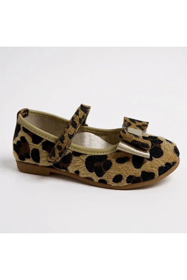 Детские балетки для девочек с ортопедической стелькой Tekiner, Leopard