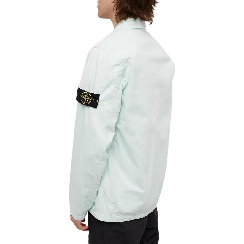 Куртка мужская небесно-голубая Stone Island, голубой — фото 3