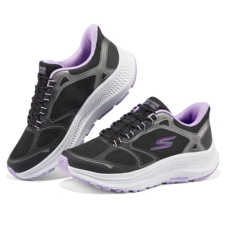 Детские кроссовки с легкой амортизацией Skechers Kids, Black — фото 3