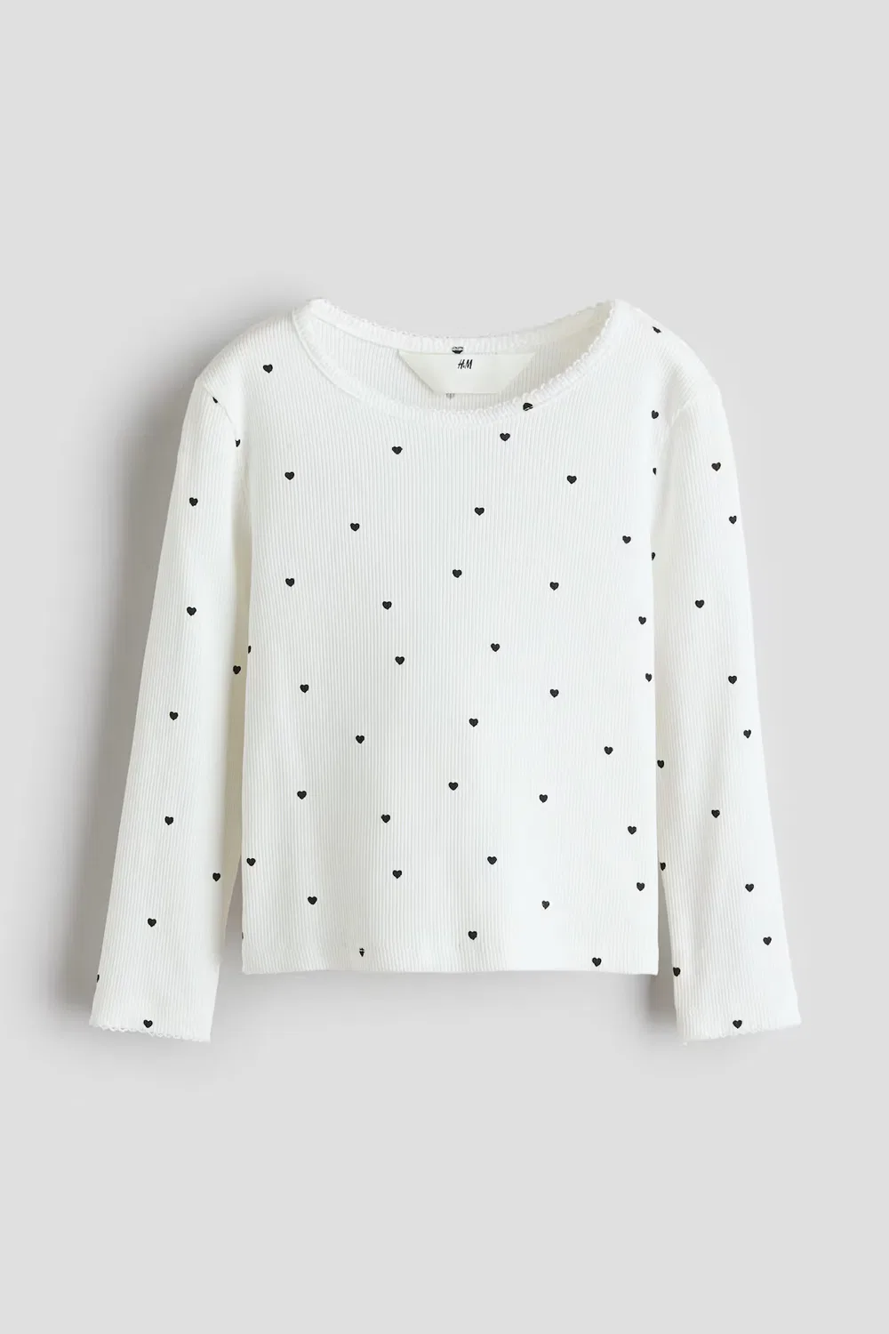Комплект из двух предметов из хлопка H&M, Schwarz/Polka Dots — фото 2