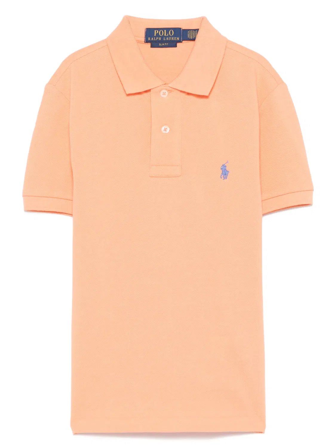 Поло с вышитым логотипом пони Polo Ralph Lauren, оранжевый