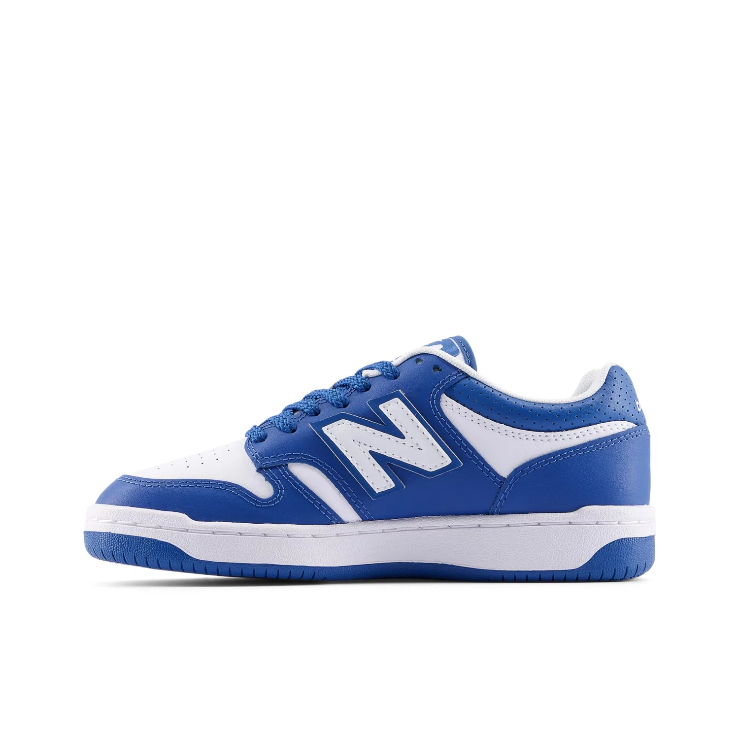 Детские кроссовки для мальчиков баскетбольные 480 V1 Lace-up New Balance, Blue White Agate